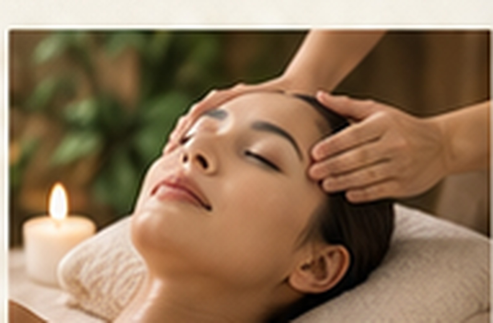 Head spa and facial treatment
